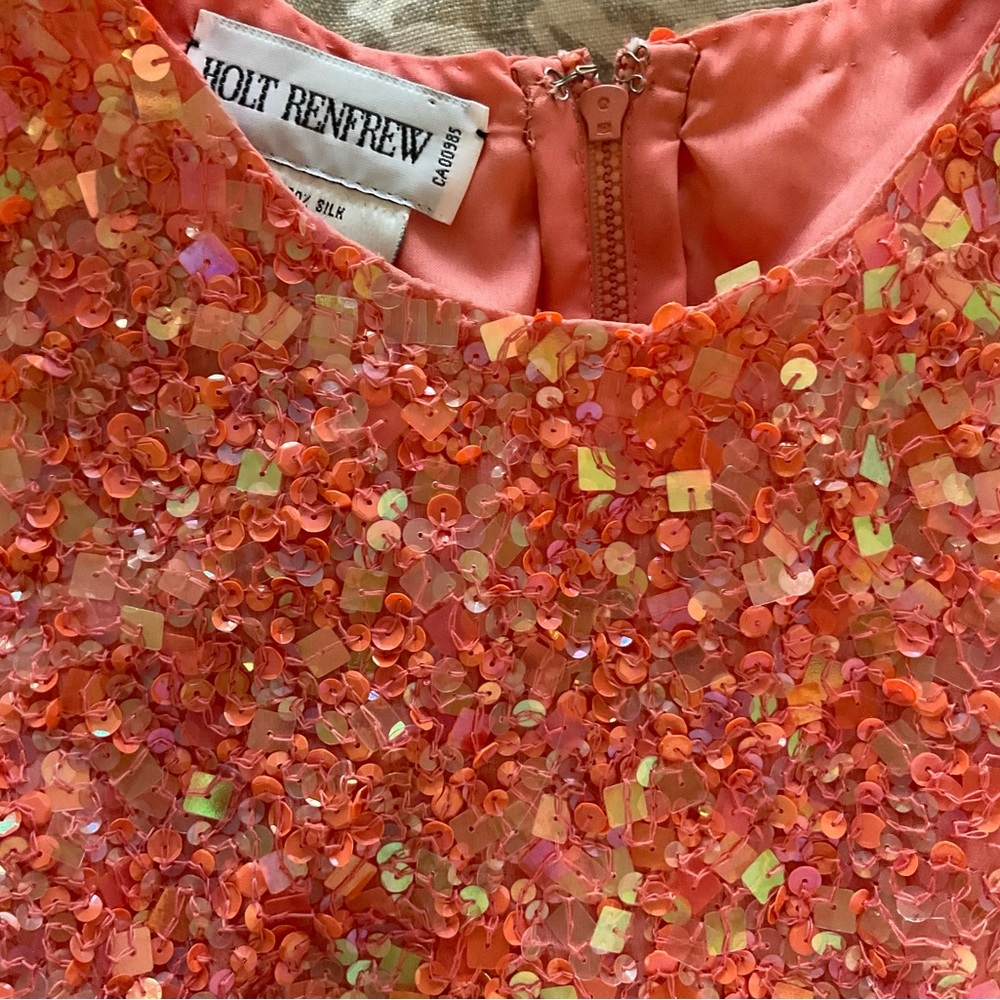 This is a beautiful vintage sequin top from Holtz